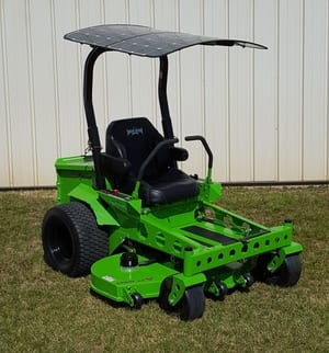 Mean Green Solar Assisted Mower (SAM) feature