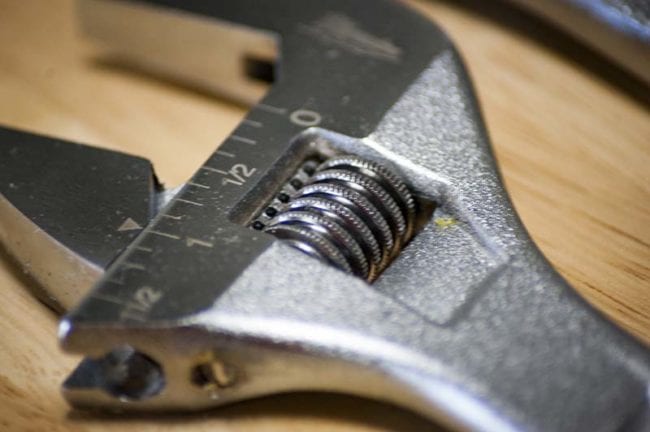 Milwaukee Adjustable Wrench - Adjustable Screw