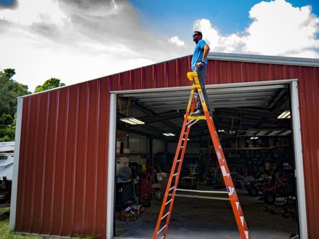 Werner PD6210-4C Fiberglass Podium Ladder