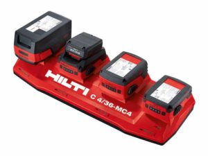 Hilti 18 V Battery Packs and Multi-Bay Charger