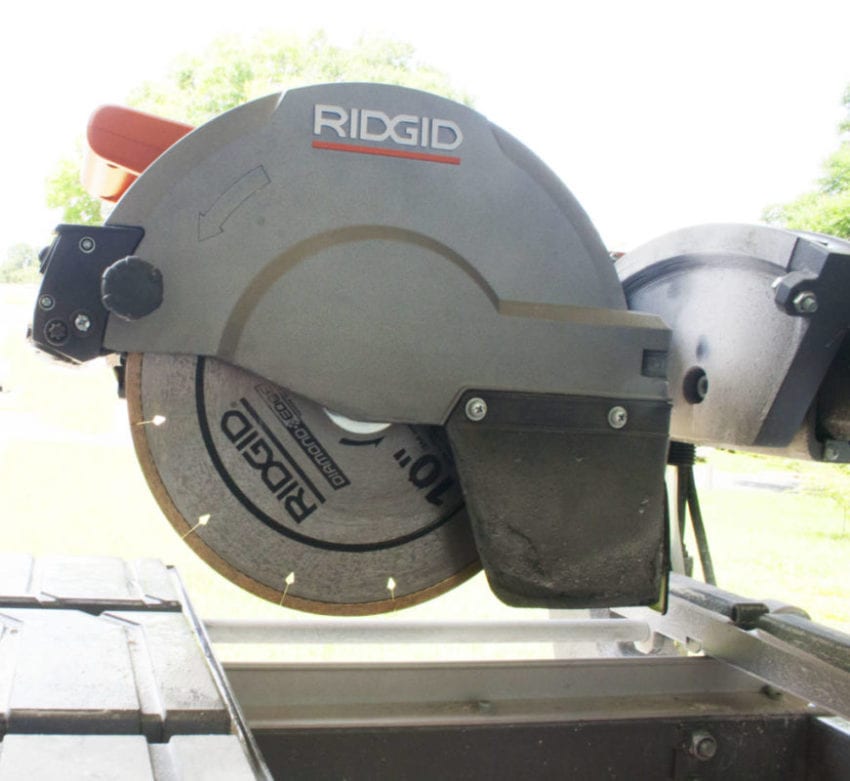 Ridgid 10Inch Wet Tile Saw Review Pro Tool Reviews
