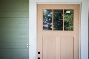 Simpson craftsman door 3 Lite glass