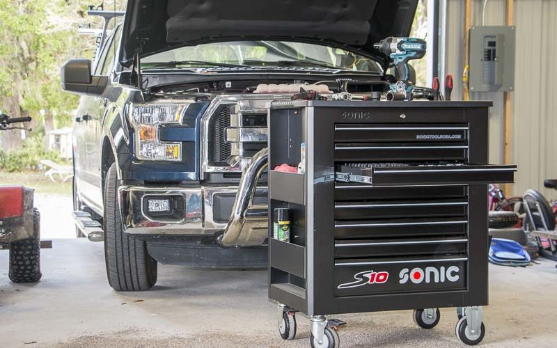 Sonic Tools S10 toolbox truck