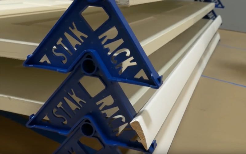 Stak Rack door and trim painting accessory