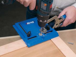 Kreg Cabinet Hardware Installation Two Face Clamp Set Plus Pocket Hole Jig Kit - View #5