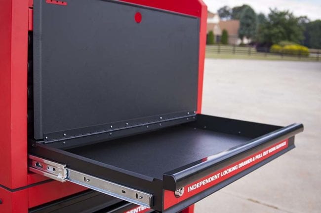 Milwaukee 30-Inch Steel Chest and Cabinet - Independent Locking Drawer