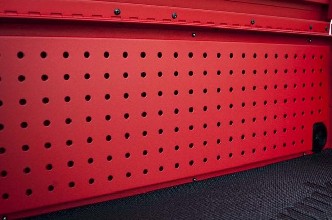 Milwaukee 30-Inch Steel Chest and Cabinet - Metal Peg Board
