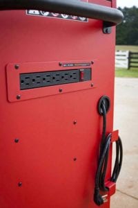 Milwaukee 30-Inch Steel Chest and Cabinet - Power Strip