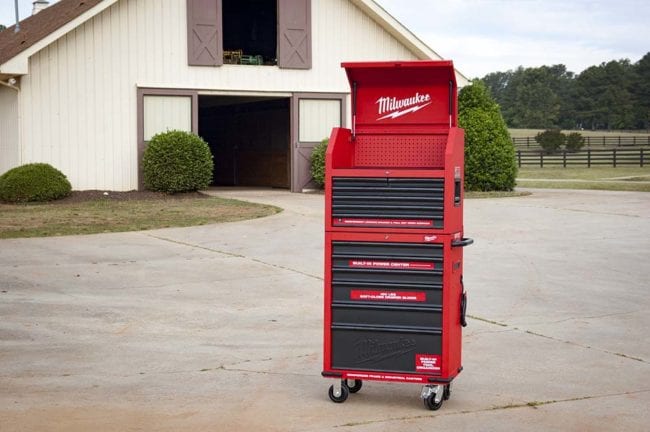 Milwaukee 30-Inch Steel Chest and Cabinet -Profile