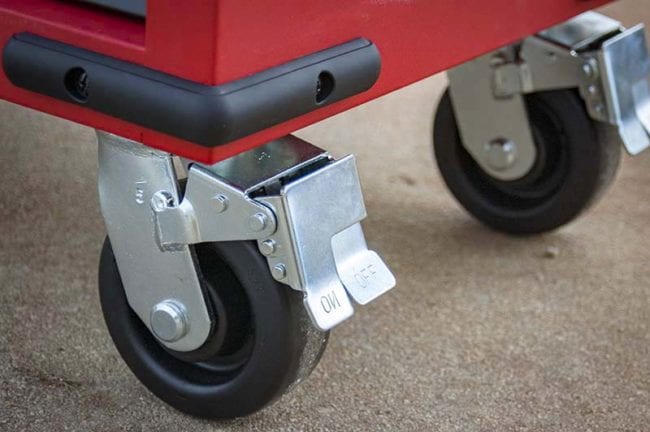 Milwaukee 30-Inch Steel Chest and Cabinet - casters
