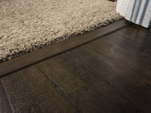 Pergo Outlast+ laminate transition carpet