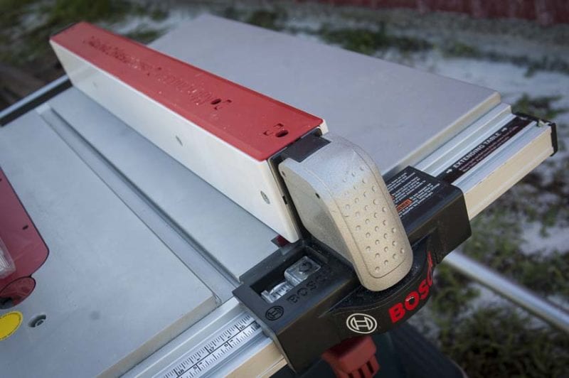 Bosch ReaXX table saw fence