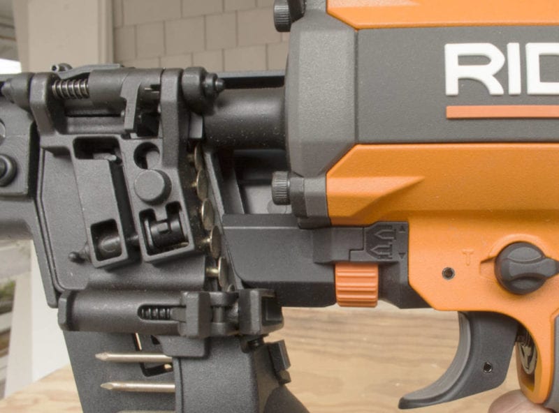depth of drive adjustment is one of the features to look for in a roofing nailer