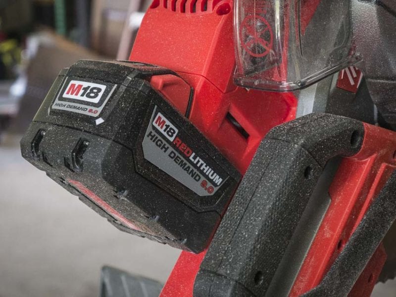 Milwaukee 2734-21HDP miter saw 9Ah battery