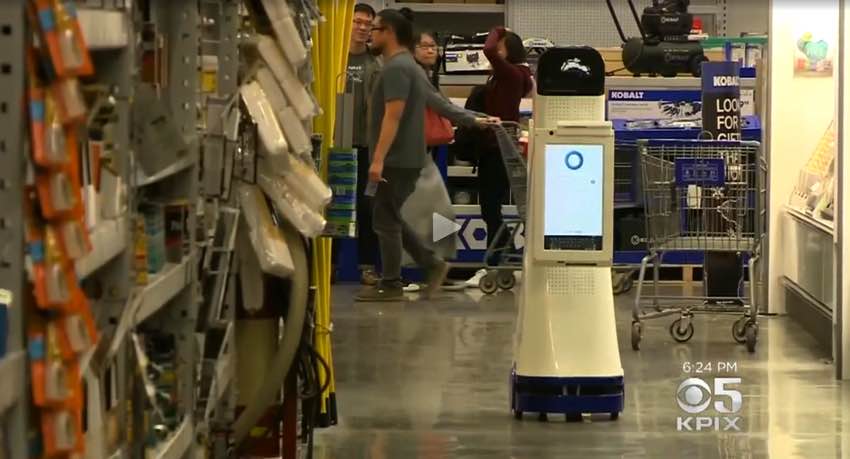 Lowes robot LoweBot assistant