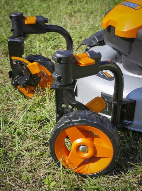 worx 56v cordless lawnmower wheels