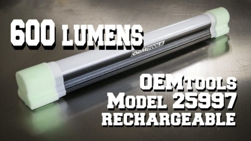 OEMTools 600 Lumen Cordless LED Work Light Video Review