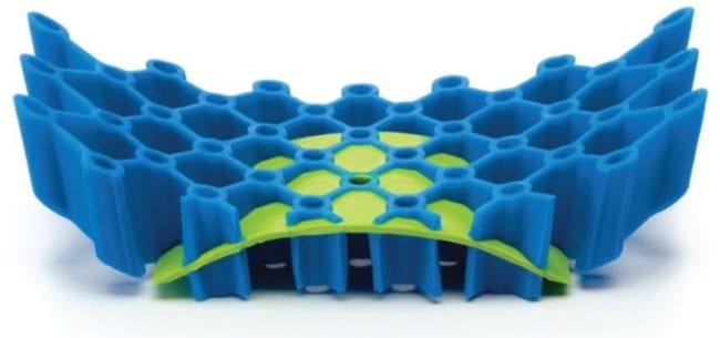 Steel-Flex knee pads structure