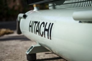 Hitachi 8-Gallon Gas Wheelbarrow Air Compressor