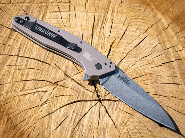 Kershaw Dividend Gray Spring Assisted Folding Knife