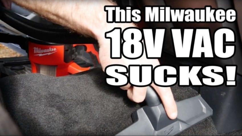 Milwaukee M18 Compact Vacuum Video Review
