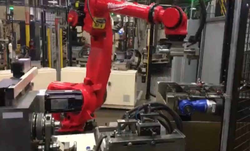 Milwaukee Greenwood SawZall blades robot