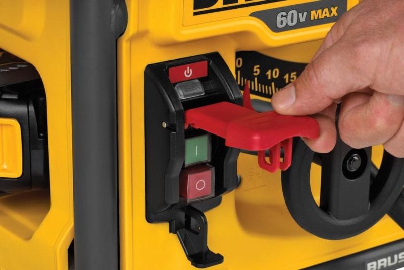 DeWalt FlexVolt Table Saw Power Switch