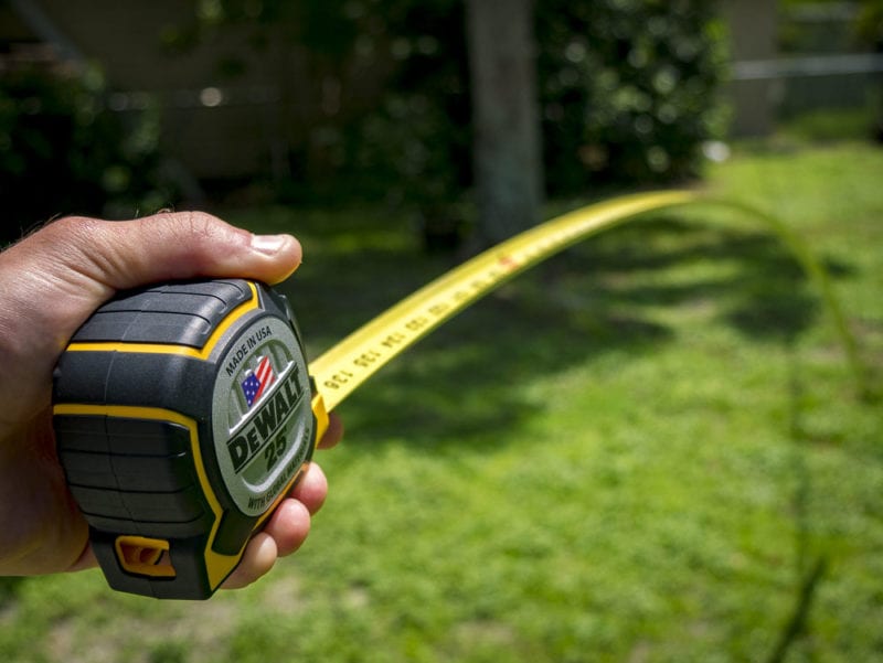 DeWalt XP Tape Measure standout