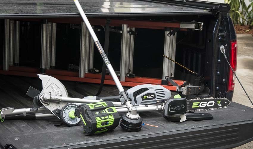 EGO Powerhead String Trimmer edger pole saw kit