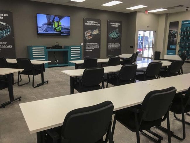 Makita Distribution Center training room