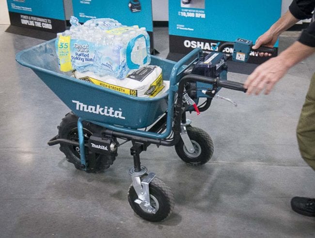 Makita X2 cordless mobile cart