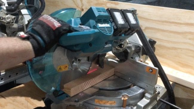 Makita XSL06Z PT cordless miter saw