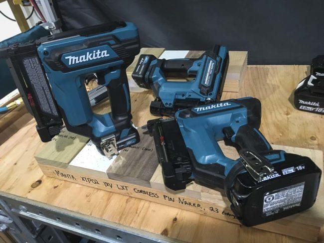 Makita cordless pneumatic nailers