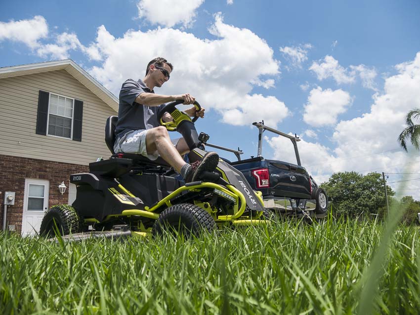 RYOBI Battery Powered Riding Mower