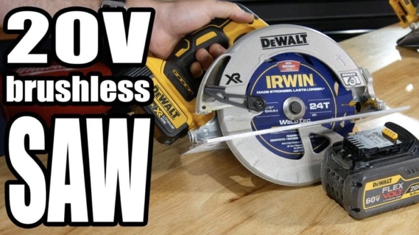 DeWalt 20V Max Brushless Circular Saw Video Review DCS570