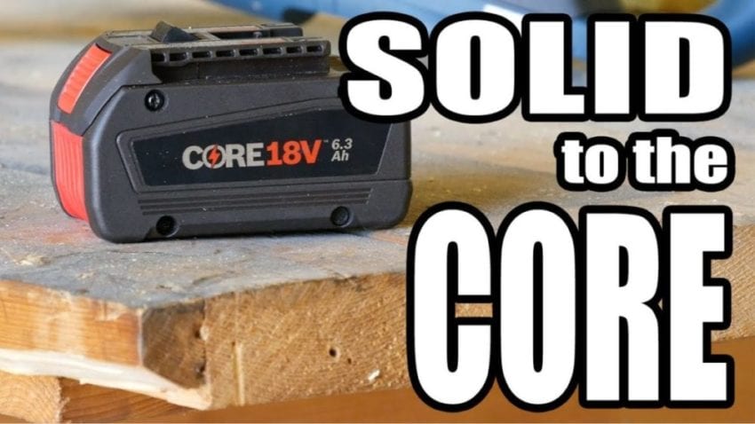 Bosch Core18V Battery Video Review