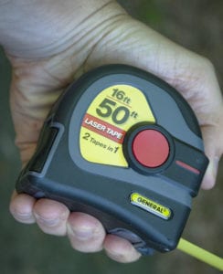 General Tools 2-in-1 50-Foot Laser Tape Measure