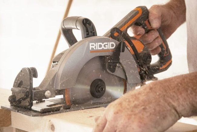 Ridgid ThruCool 7-1/4 Inch Worm Drive Saw