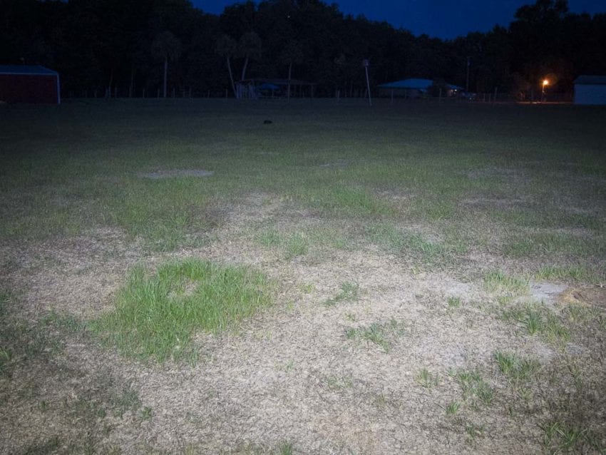 Grass Field - Exmark LED Lights ON