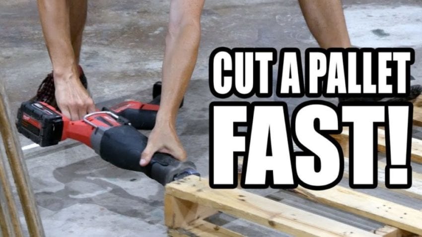 Fastest Way to Tear Down Pallets Using a Reciprocating Saw