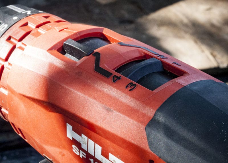 Learn about the parts of the rig 6 Hilti SF 10W-A22 ATC 4-Speed Cordless Drill