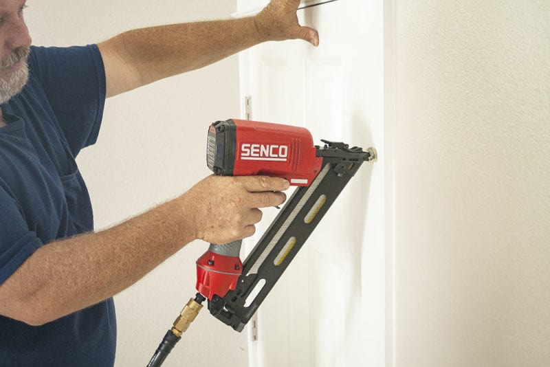 nailing up trim with the Senco 9P0002N