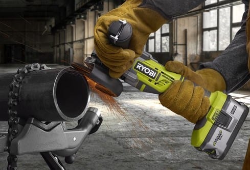 Ryobi P423 18V Brushless Angle Grinder