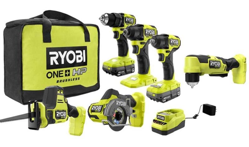 Ryobi 6-tool brushless combo kit