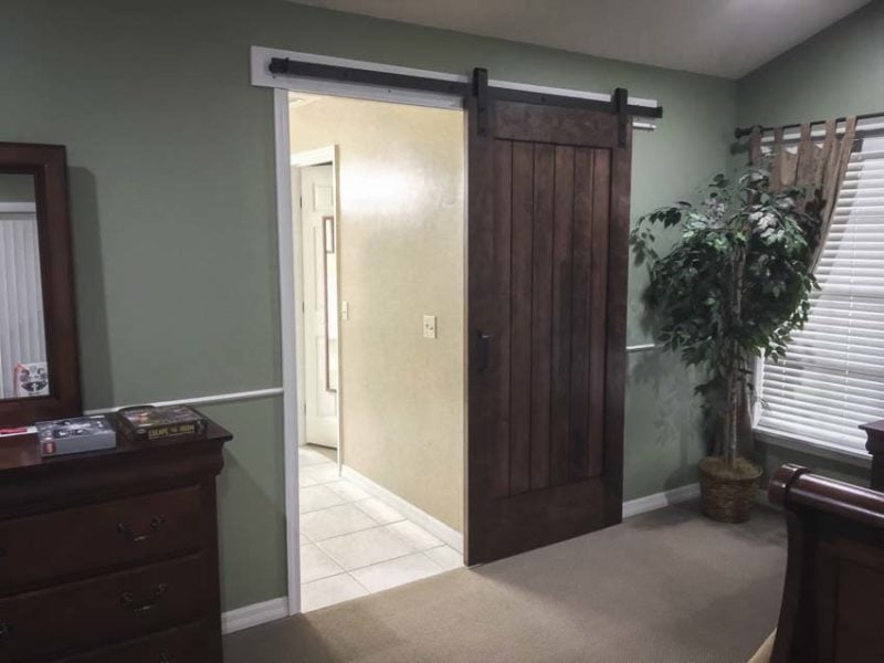 Simpson sliding barn door