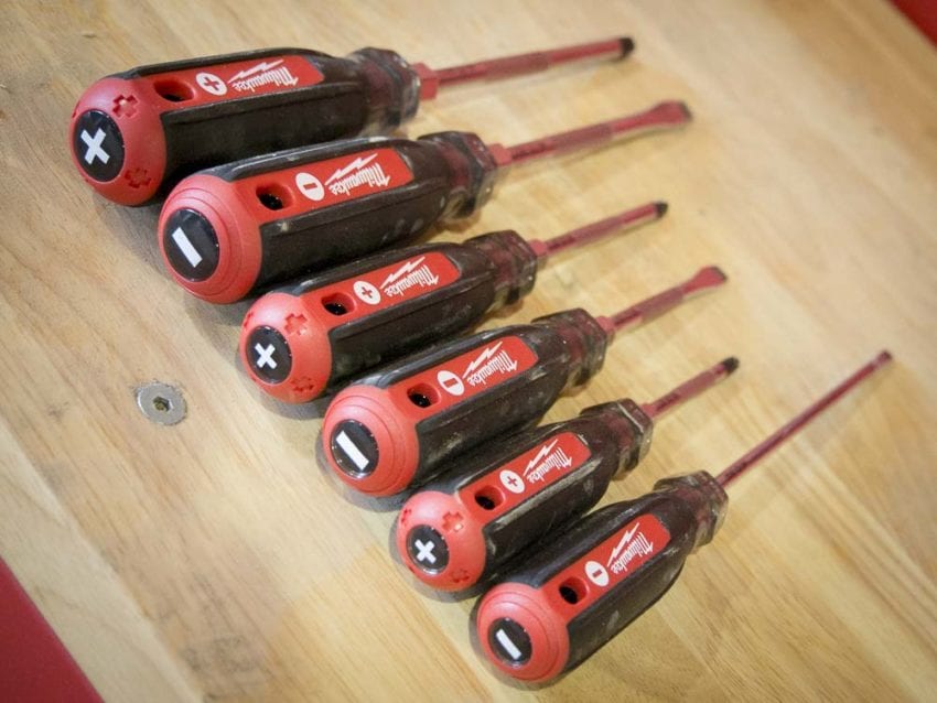 Milwaukee Cushion Grip Screwdriver Set Review Pro Tool Reviews