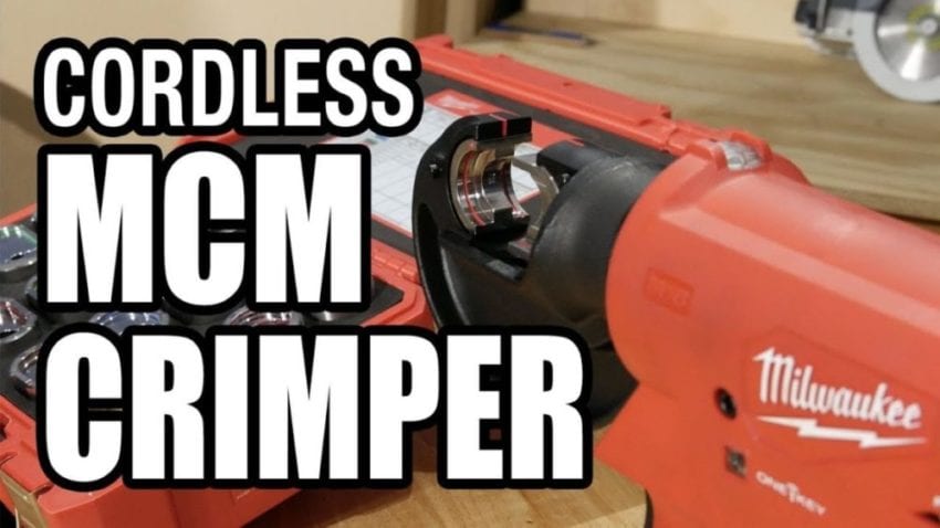 Milwaukee M18 750 MCM Crimper Video Review