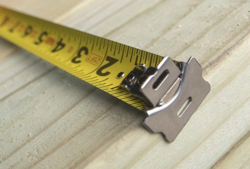 Perfect Measuring Tape - Window Tape Measure - 10 ft Steel - Easy-Read Fractional Tape Measure with Feet & Inches - Great for Me