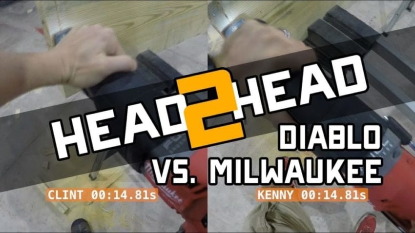 Milwaukee Ax Carbide Vs Diablo Demo Demon Carbide: PTR Head 2 Head Video