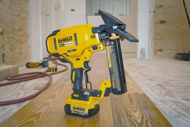 DeWalt 20V Max Cordless Flooring Stapler Review